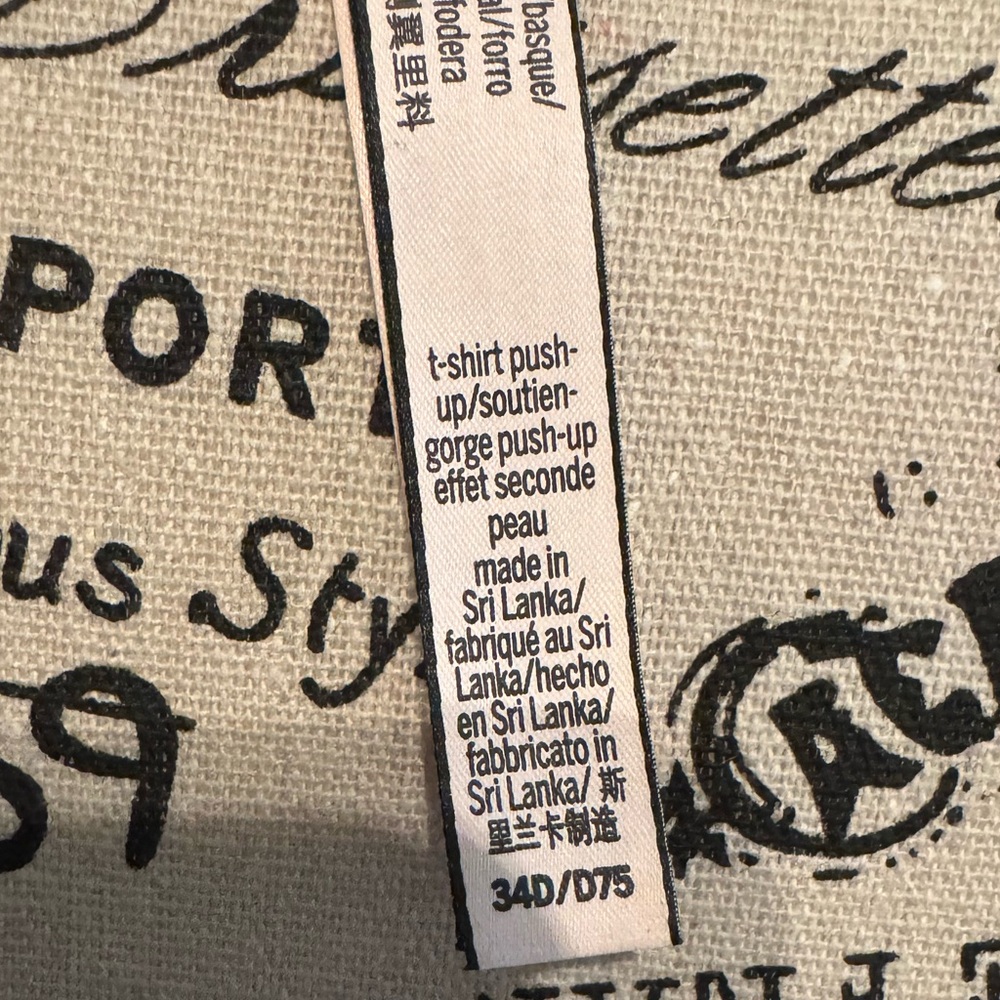 NWOT - Victoria’s Secret T-Shirt Push-Up Bra 34D - Picture 7 of 8